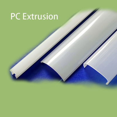 Clear Extrusion Polycarbonate Profile for led Lamp Cover