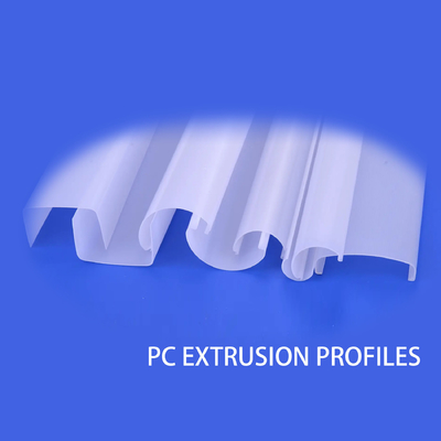 Transparent Opaque F Polycarbonate Joining Profile Custom