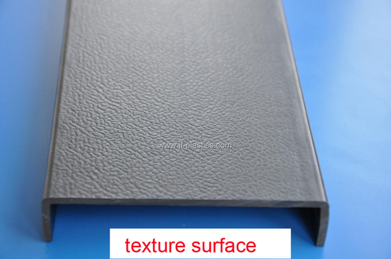 PVC Profile For Door And Windows Construction Machinery Engineering Custom Extruded Plastic Profiles