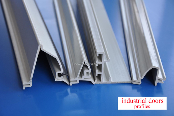 PVC Profile For Door And Windows Construction Machinery Engineering Custom Extruded Plastic Profiles