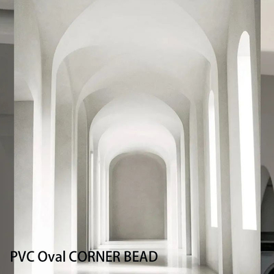 Extrusion Processing White PVC Corner Bead Edge Strip With Mesh