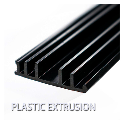 PVC Extruded Plastic Parts Plastic Profile Extruders for Card Slot Wire