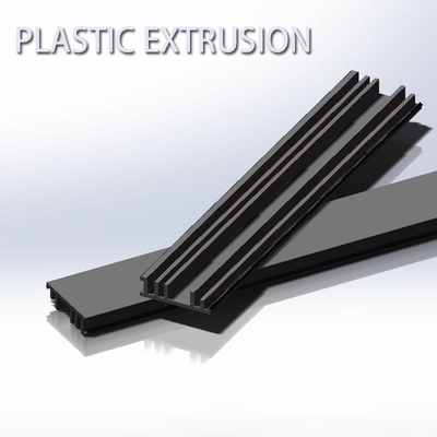 PVC Extruded Plastic Parts Plastic Profile Extruders for Card Slot Wire