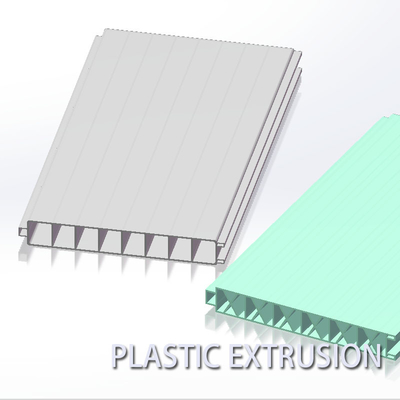 Partition Wall Plastic Extruded Profiles Extruded Polycarbonate Sheet