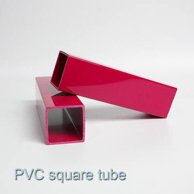 Colorful Square plastic PVC Extrusion Profiles Customized Rigid Appearance